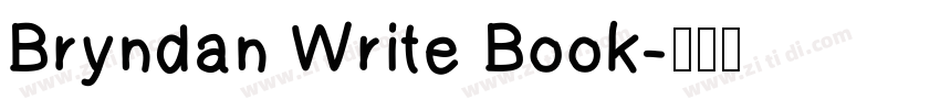 Bryndan Write Book字体转换